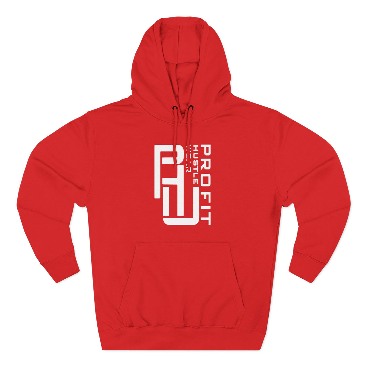 Three-Panel Fleece Hoodie