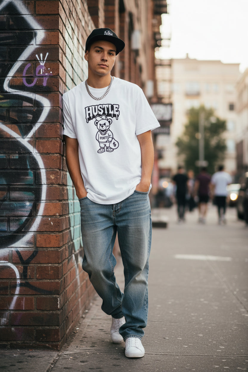 Profit hustle bear tee