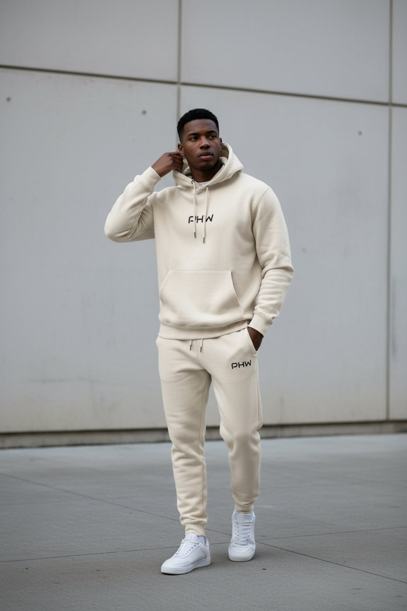 Embroidery Three-Panel Fleece Hoodie