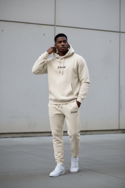 Embroidery Three-Panel Fleece Hoodie