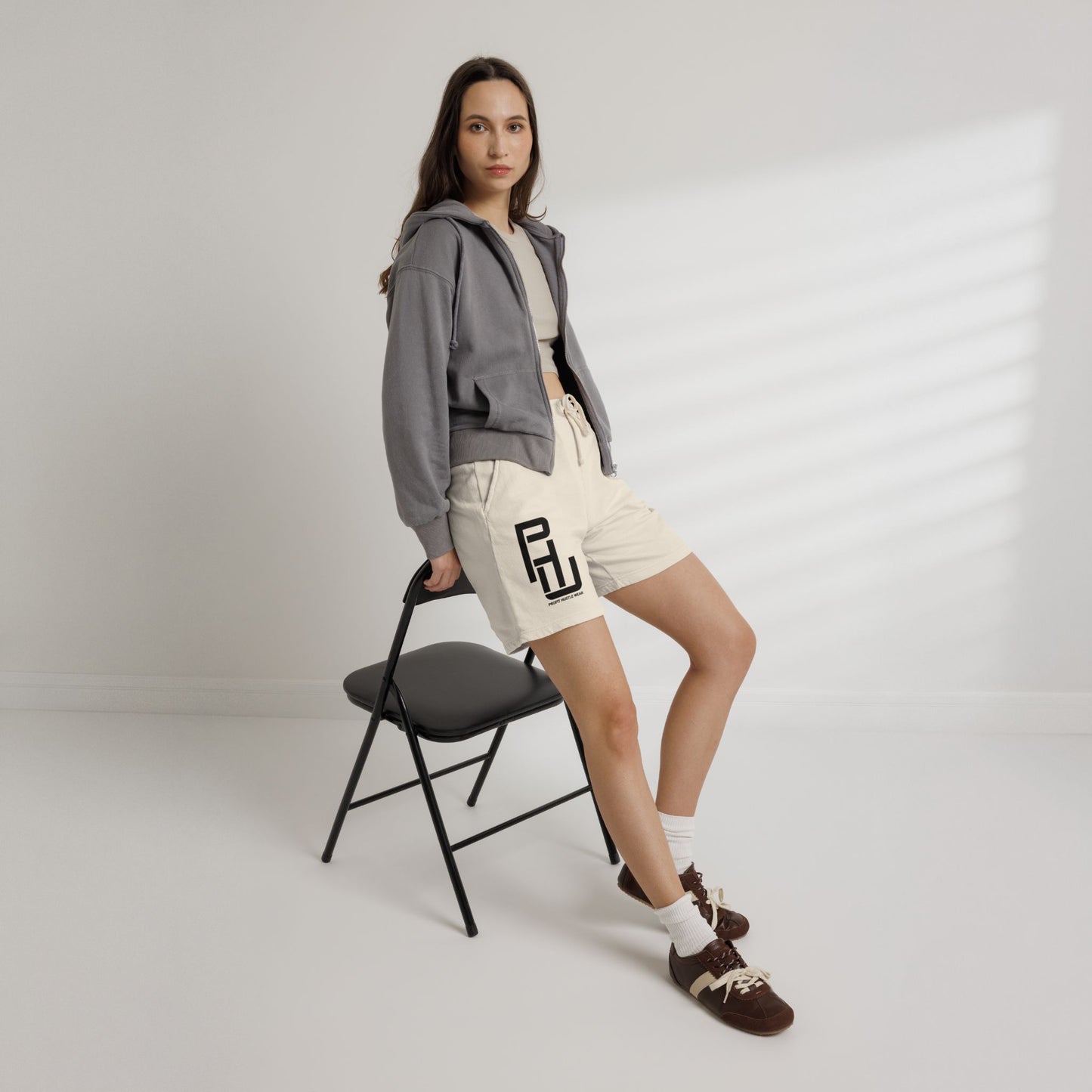Garment-Dyed Lightweight Fleece Sweat Shorts