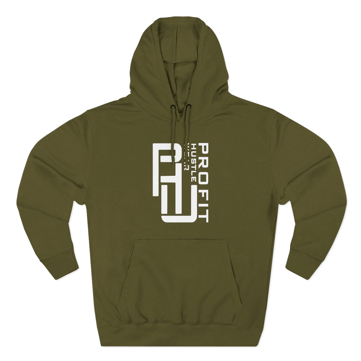 Three-Panel Fleece Hoodie
